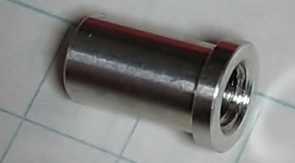 M6x1.0 溶接用アルミナット